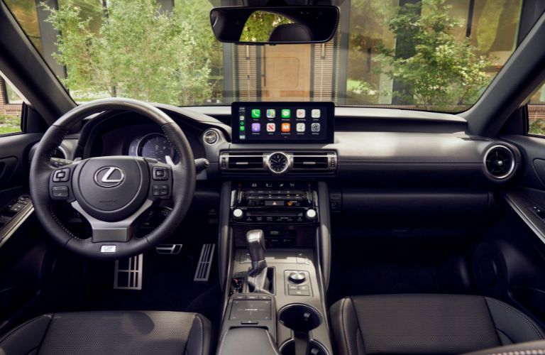 dashboard of a 2022 Lexus IS