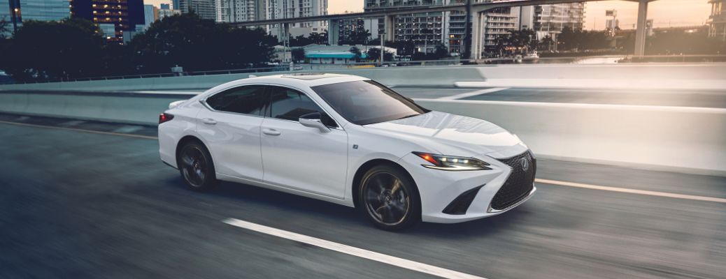 2023 Lexus ES on the road