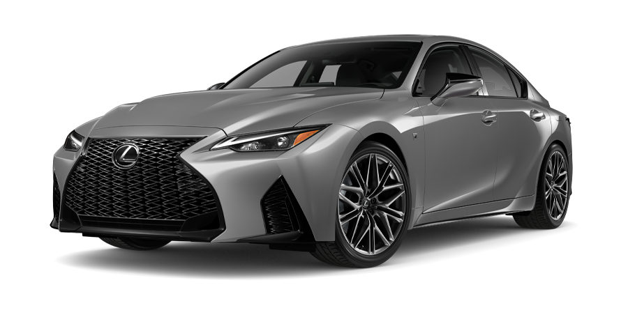 Exterior of the Lexus IS 500 F SPORT Performance shown in Incognito.