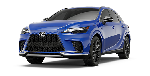 RX 350 F SPORT Handling AWD shown in Grecian Water.